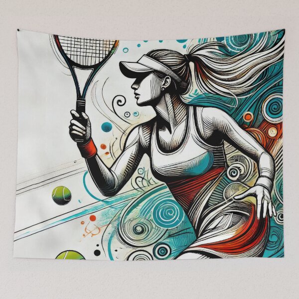 Item preview, Tennis player designed and sold by PasivaCo.