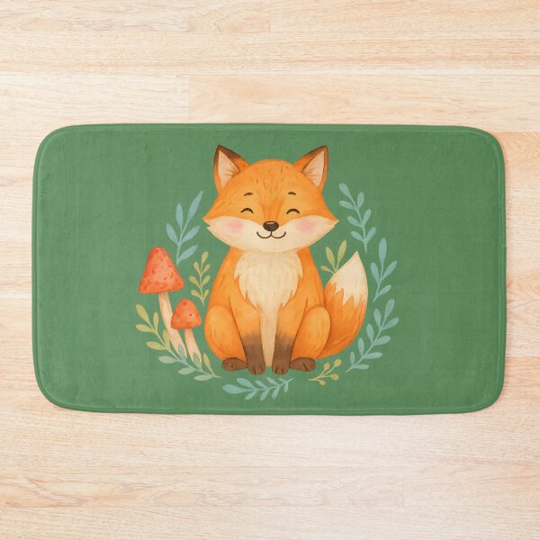 Item preview, Cute Watercolor Fox – Whimsical Forest Animal Art designed and sold by BloomOfDesign.