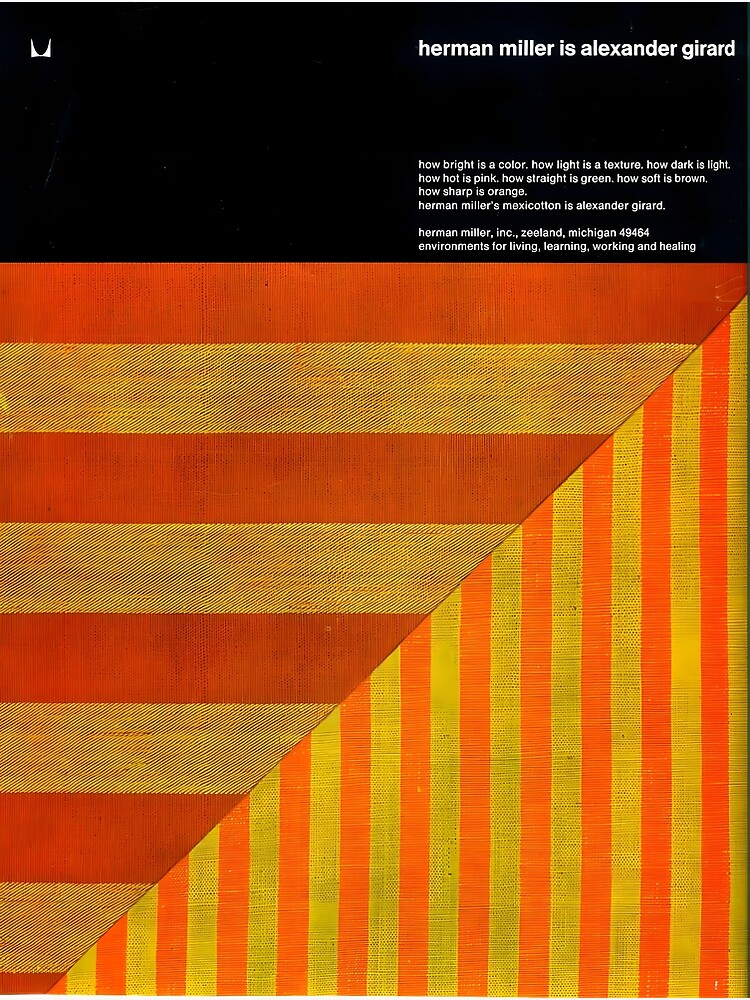 Herman Miller is Alexander Girard – Mid-Century Modern Textile
