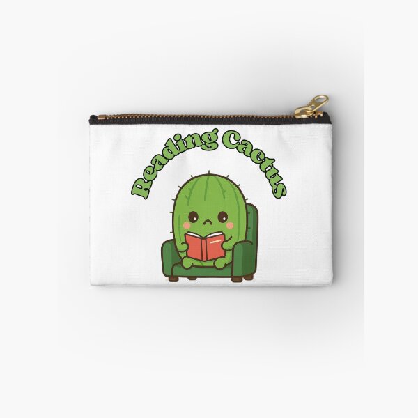 Item preview, Reading Cactus – Cute Kawaii Chibi Plant Design designed and sold by artbyTSR.
