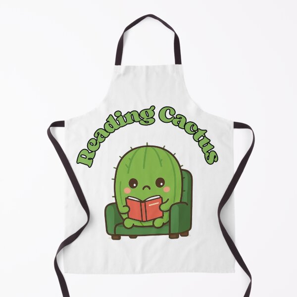 Item preview, Reading Cactus – Cute Kawaii Chibi Plant Design designed and sold by artbyTSR.