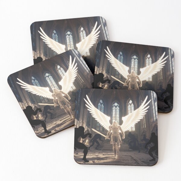Item preview, Radiant Archangel in Gothic Cathedral designed and sold by photoparadise22.