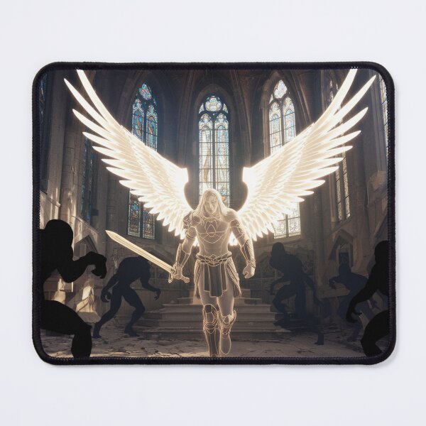 Item preview, Radiant Archangel in Gothic Cathedral designed and sold by photoparadise22.