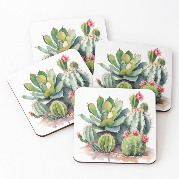 Aperçu de l'œuvre cactus mignon créée et vendue par Pop Top.