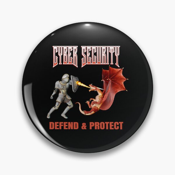 Item preview, Cyber Security Knight - Perfect Protection Against Digital Dragons designed and sold by Vac1.
