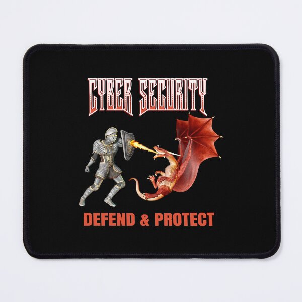 Item preview, Cyber Security Knight - Perfect Protection Against Digital Dragons designed and sold by Vac1.