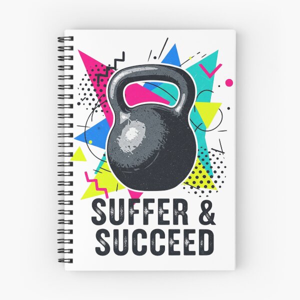 Item preview, Retro 80s Kettlebell Suffer & Succeed designed and sold by ColorVR.