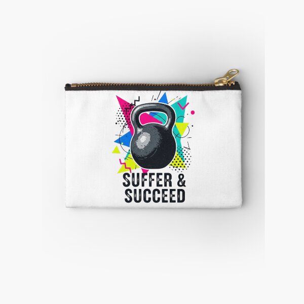 Item preview, Retro 80s Kettlebell Suffer & Succeed designed and sold by ColorVR.