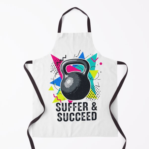 Item preview, Retro 80s Kettlebell Suffer & Succeed designed and sold by ColorVR.