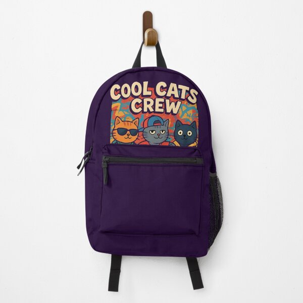Item preview, Cool Cats Crew T-Shirt | Funny Cartoon Cat Gang Tee for Cat Lovers | Kawaii Retro Streetwear Graphic Cat Shirt designed and sold by KDesignCrafts.