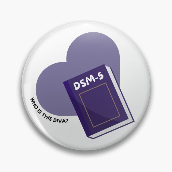 Item preview, Who Is This Diva? ? – DSM-5 Psychology Design (Sticker/Tote) designed and sold by 505MD.
