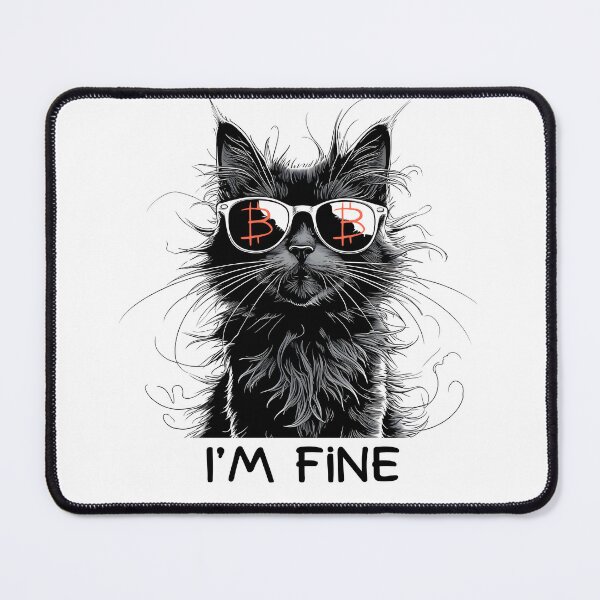 Item preview, Bitcoin Cat – Cool sunglasses with Bitcoin logo designed and sold by Stay Orange!.
