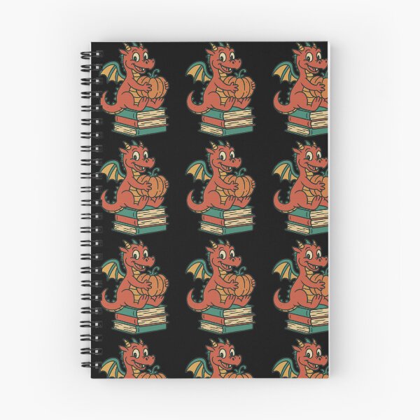 Item preview, Pumpkin Dragon Book designed and sold by RamblingsRose.