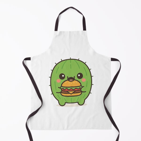 Item preview, Burger Cactus – Cute Kawaii Chibi Plant Design designed and sold by artbyTSR.