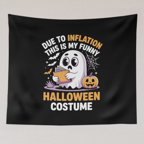 Item preview, Due to Inflation This is My Funny Halloween Costume with Pumpkin designed and sold by Stock4U.
