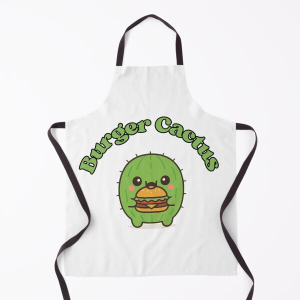 Item preview, Burger Cactus – Cute Kawaii Chibi Plant Design designed and sold by artbyTSR.