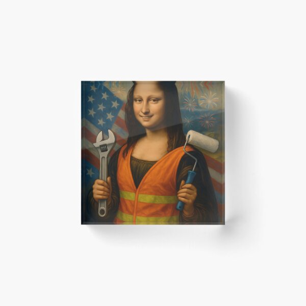 Item preview, Mona Lisa with Tools designed and sold by The Classics Freak.