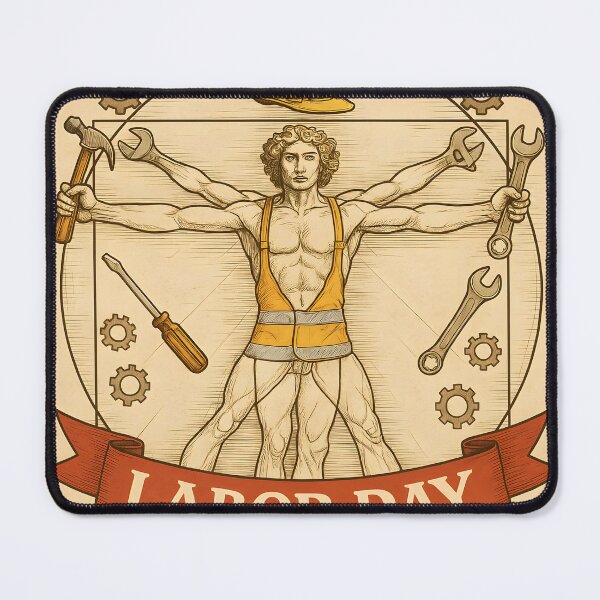Item preview, Vitruvian Worker designed and sold by The Classics Freak.