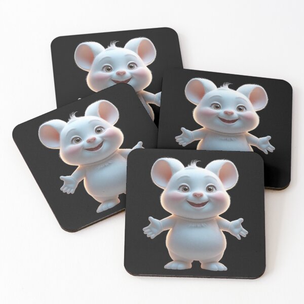 Item preview, Funny smiling mouse animals cute funny catroon designed and sold by Tattoo-Shirt Designer .