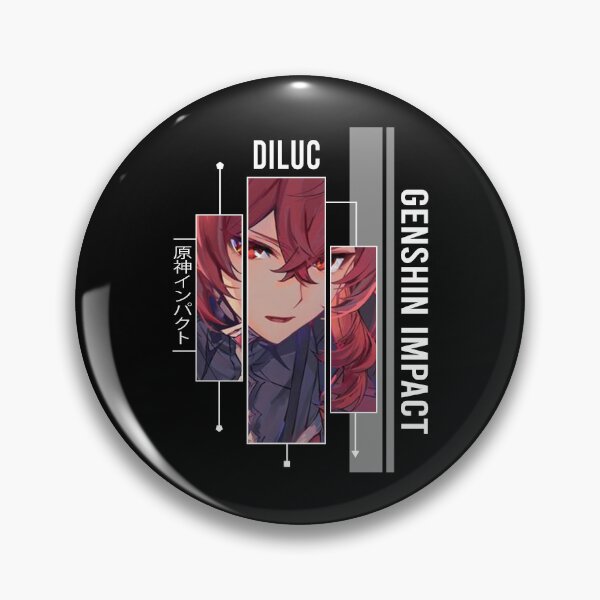 Item preview, Diluc - Genshin Impact designed and sold by Vivzie-Art.