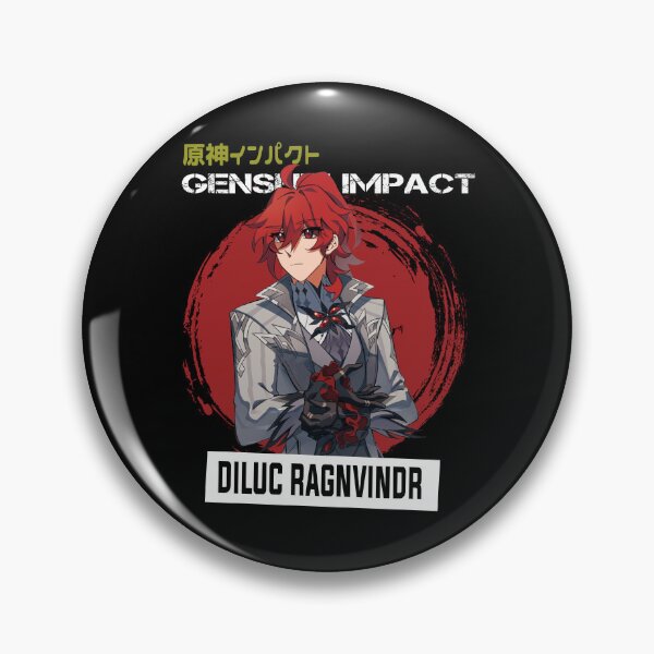 Item preview, Diluc - Genshin Impact designed and sold by Vivzie-Art.