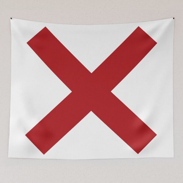 Item preview, X in Red designed and sold by The Common Tee.