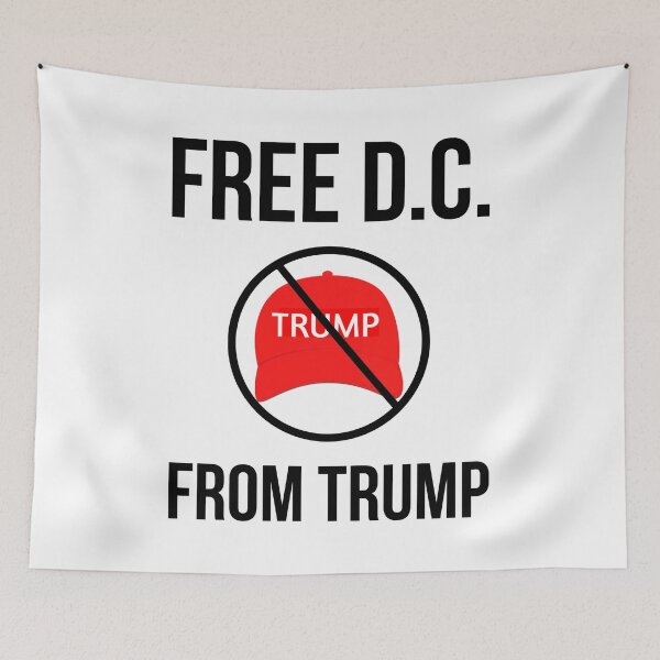 Item preview, Free D.C. from Trump  designed and sold by Rachel the Artist .