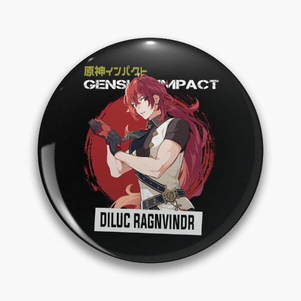 Item preview, Diluc - Genshin Impact designed and sold by Vivzie-Art.