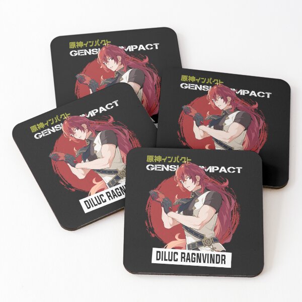Item preview, Diluc - Impacto de Genshin designed and sold by Vivzie-Art.