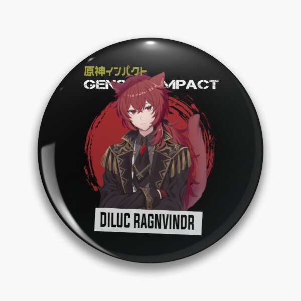 Item preview, Diluc - Genshin Impact designed and sold by Vivzie-Art.