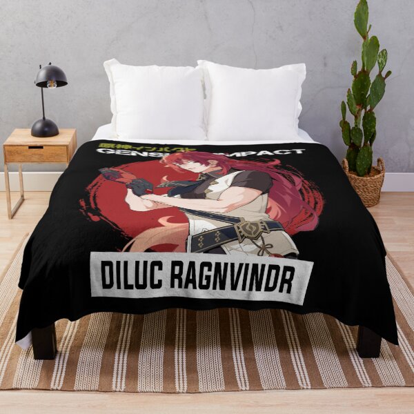 Item preview, Diluc - Genshin Impact designed and sold by Vivzie-Art.