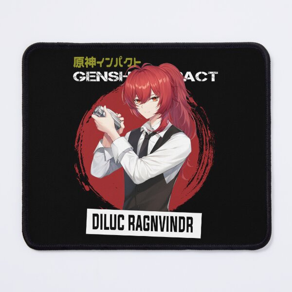 Item preview, Diluc - Genshin Impact designed and sold by Vivzie-Art.