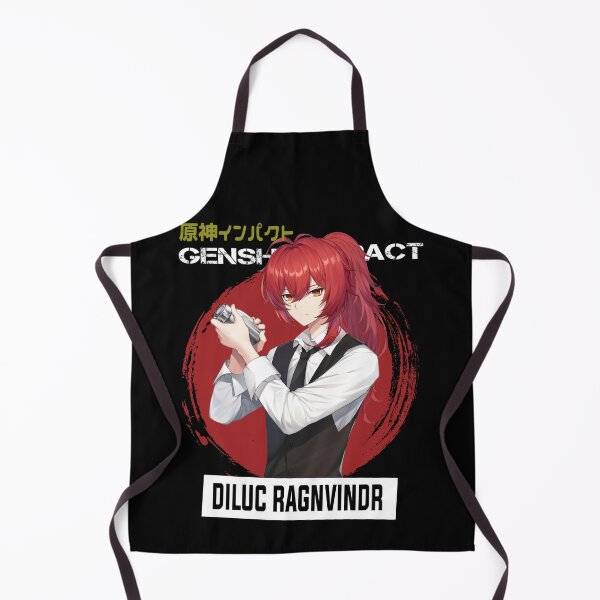 Item preview, Diluc - Genshin Impact designed and sold by Vivzie-Art.