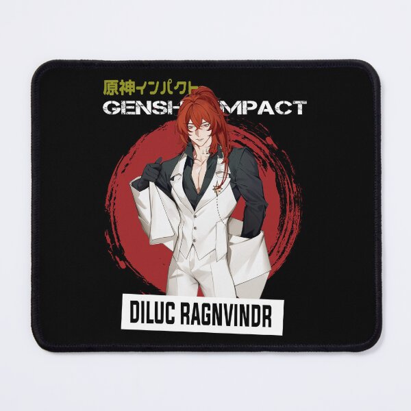 Item preview, Diluc - Genshin Impact designed and sold by Vivzie-Art.