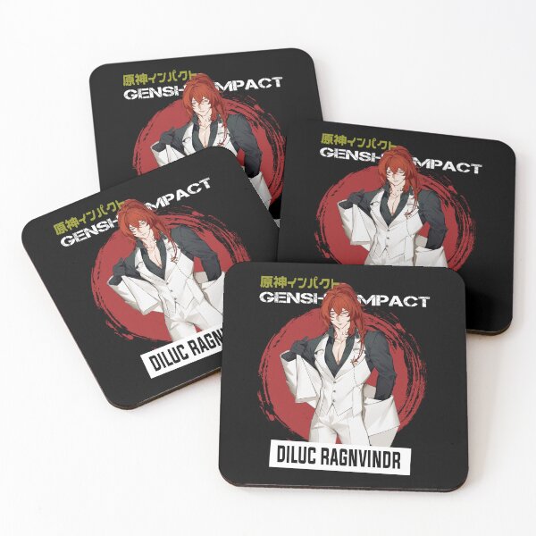 Item preview, Diluc - Genshin Impact designed and sold by Vivzie-Art.