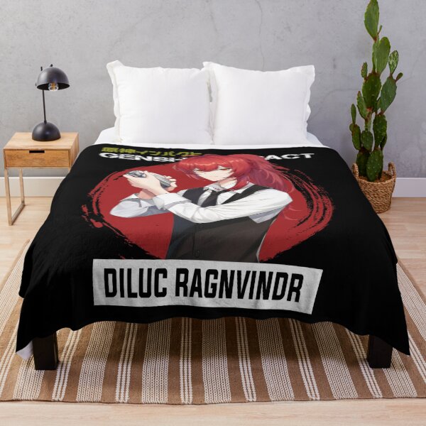 Item preview, Diluc - Genshin Impact designed and sold by Vivzie-Art.