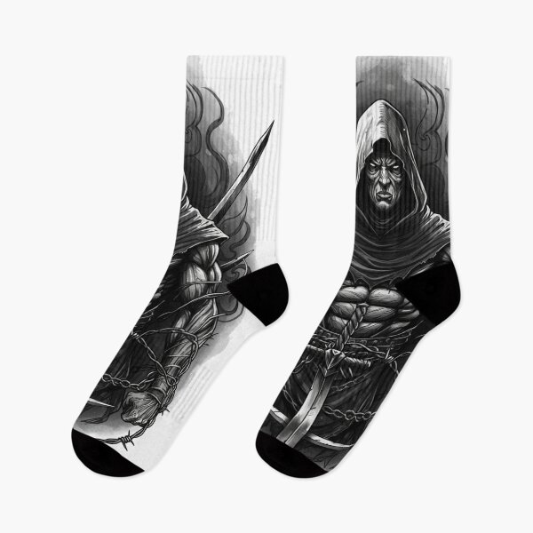 Item preview, Bound by Strength – The Shadow Warrior designed and sold by Ink And Art.