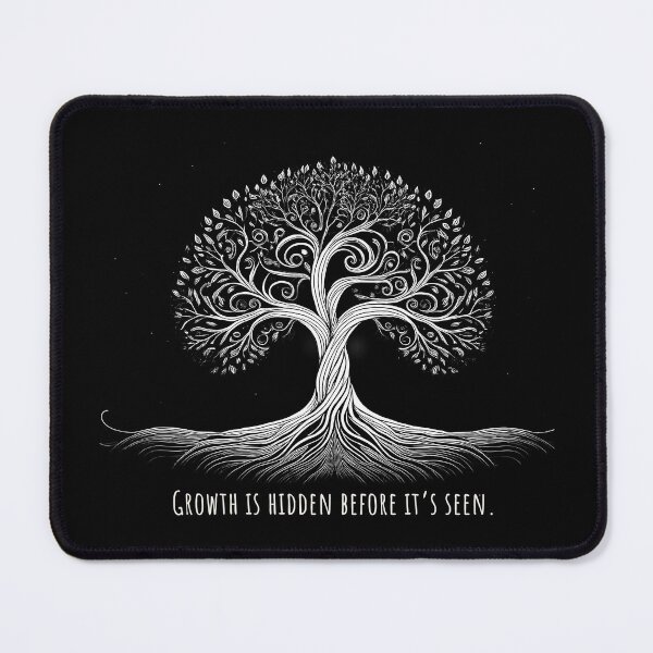 Item preview, Rooted Tree Spiral Line Art | Minimalist Black & White Nature Design designed and sold by Vrixat.