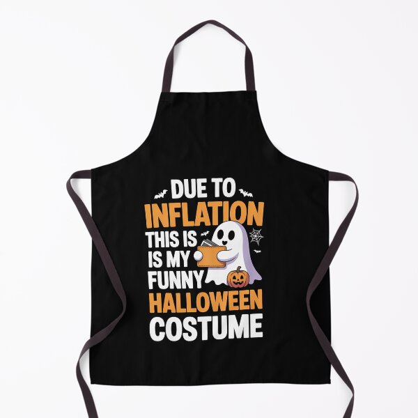 Item preview, Due to Inflation This is My Funny Halloween Costume Cartoon Style designed and sold by Stock4U.