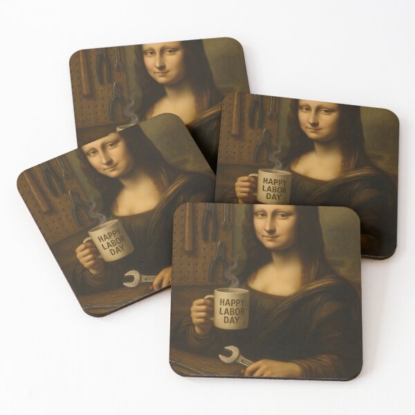 Item preview, Mona Lisa Coffee Break designed and sold by The Classics Freak.