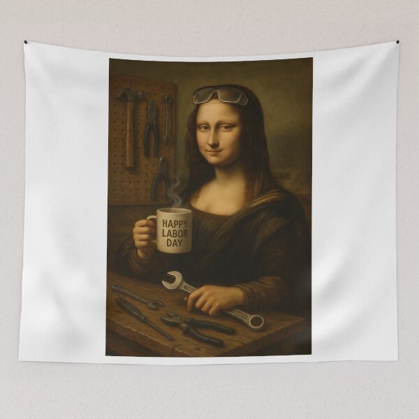 Item preview, Mona Lisa Coffee Break designed and sold by The Classics Freak.