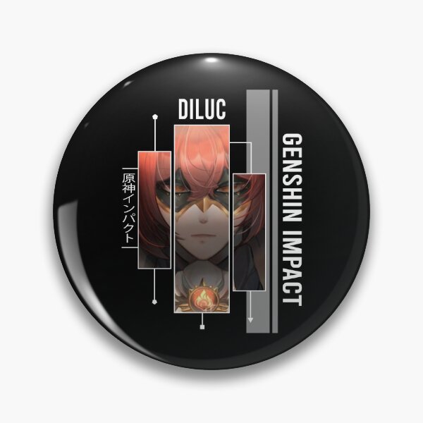 Item preview, Diluc - Genshin Impact designed and sold by Vivzie-Art.
