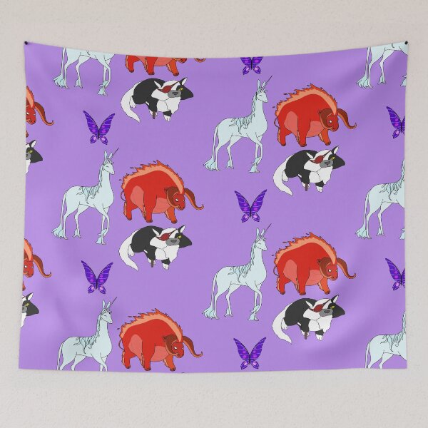 Item preview, The Last Unicorn Characters  designed and sold by Leapingdoe.