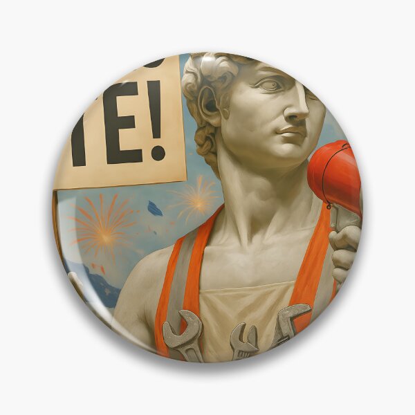 Item preview, David Protest Banner designed and sold by The Classics Freak.