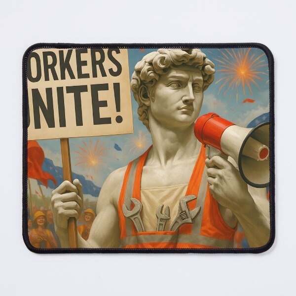 Item preview, David Protest Banner designed and sold by The Classics Freak.