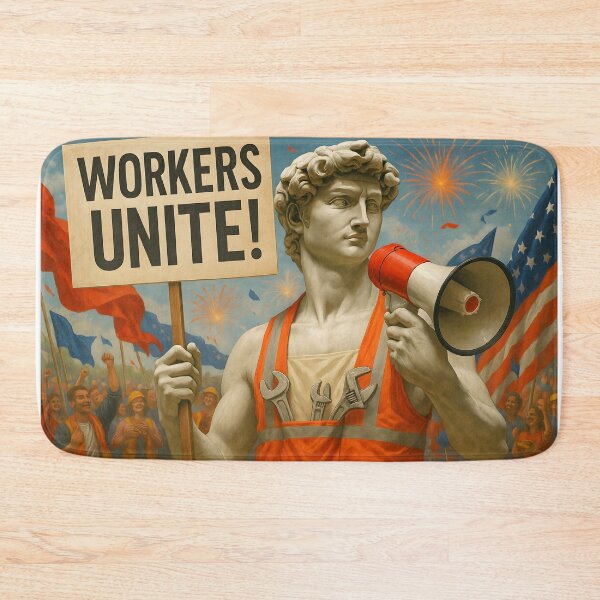 Item preview, David Protest Banner designed and sold by The Classics Freak.