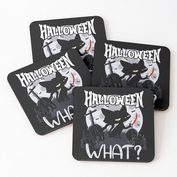 Item preview, Halloween What? | Funny Black Cat Creepy Knife Halloween designed and sold by E20STUDIO.