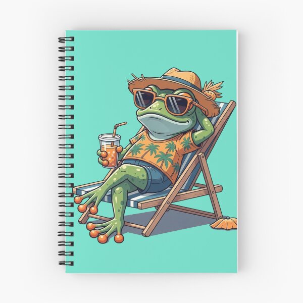 Item preview, Tropical Chill Frog.  : Grenouille Chill Tropique8 designed and sold by Drawingshirts.