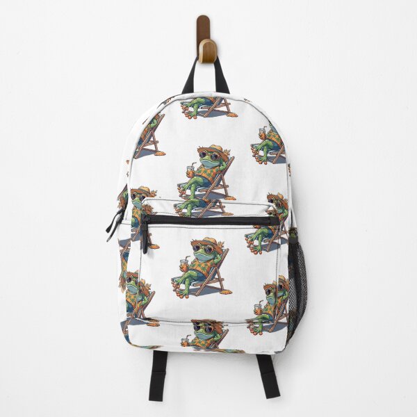 Item preview, Tropical Chill Frog. : Grenouille Chill Tropique8 designed and sold by Drawingshirts.