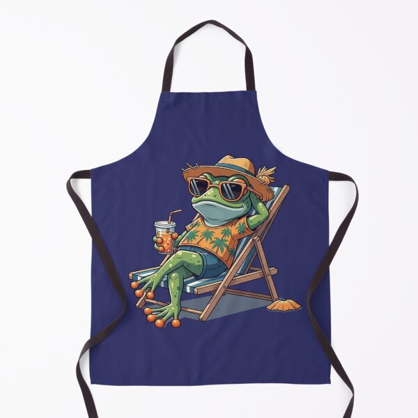 Item preview, Tropical Chill Frog. : Grenouille Chill Tropique8 designed and sold by Drawingshirts.